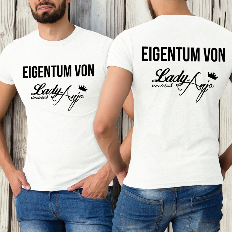T-Shirt weiß, Eigentum von Lady Anja, Venus Berlin T-Shirt weiß, Eigentum von Lady Anja, Venus Berlin